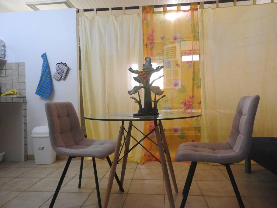 Studio Hibiscus-Ch Vue Sur Mer,Plage,Clim Les Anses-d'Arlets Eksteriør billede